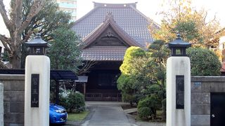 高輪にある曹洞宗のお寺