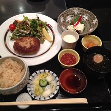 麩を使ったハンバーグだったかな？これも美味しかった