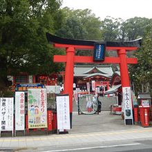 神社入口の鳥居