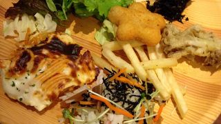 無添加食材のビュッフェ