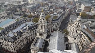 ドームの上部からロンドンの街が見渡せます。