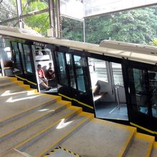 これがケーブルカーです。