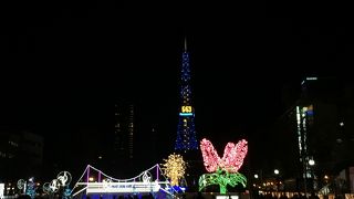 ライトアップされていました！