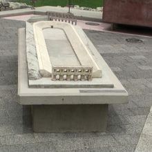 下には模型も展示