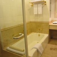 ベッドルームの浴室。