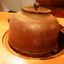 テーブルにおいてあったもので、飾りですが雰囲気が出ています。