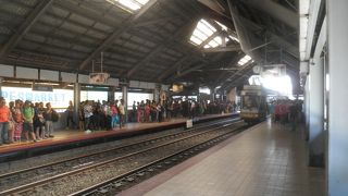 駅名の表示が少ない