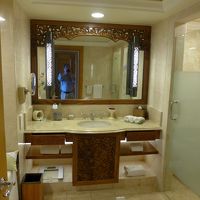 左にバスタブ、右奥がトイレ、右手前がシャワー