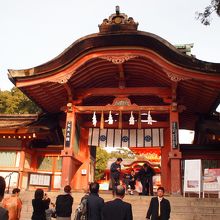 この時期は七五三詣りが多かったです