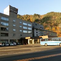 山の紅葉が綺麗