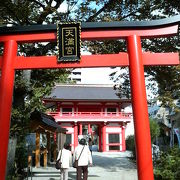 新築って感じで風情が微妙な西新宿の神社