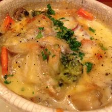 ラクレットチーズの野菜グラタン