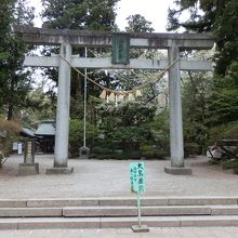 駒形神社の鳥居です。