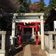 石神井公園近くの小さな神社です