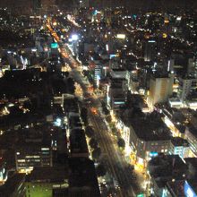 トイレからの夜景