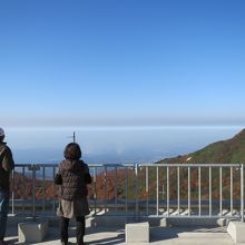レストハウスの展望台からの眺めです。
