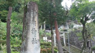 境内からは高山市街を見下ろすことができる