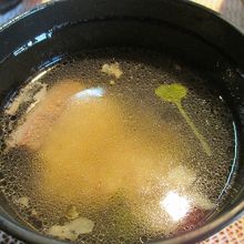 ダシの利いたお吸い物