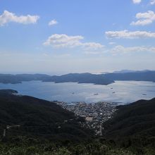 瀬戸内町と大島海峡をはさんで加計呂麻島