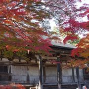 紅葉の常楽寺（湖南三山）