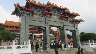 日月潭の高台に建つ文武廟は勇壮で素晴らしい。