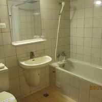 バスルームも広い。