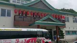 広い温泉で気持ちいい