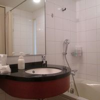 バスルームには清潔感がありました