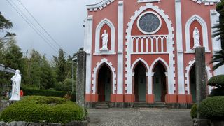 建物の色がステキ