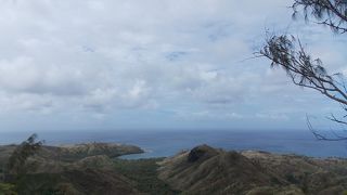 山と海が同時に望める