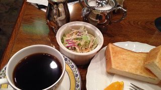 落ち着いた雰囲気の喫茶店