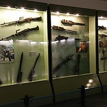 武器の展示