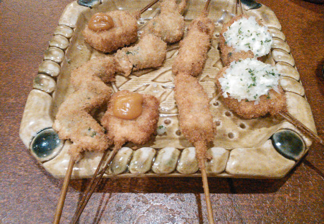 美味しい串揚げ