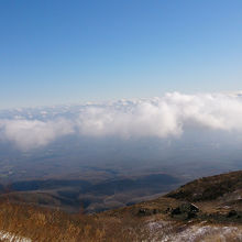 山頂駅から眺める大雲海