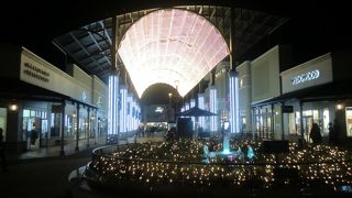 成田発の旅行に組み込みたい　アウトレット