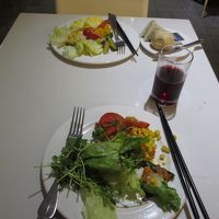 朝食で食べた私の好きな野菜サラダ