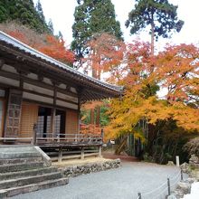 静かに紅葉を楽しめる