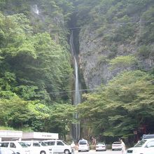 絹掛の滝で撮影