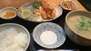 美味しい定食をいただきました