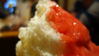 コオリの触感がちがいます。やわらかいソフトなタッチのコオリです。絶品です。