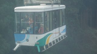 窓が曇っていて、残念ながらゴンドラから写真を撮るのは不向きです