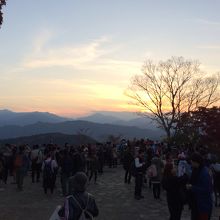 山頂からの景色