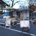 神社にまさかのカフェ！