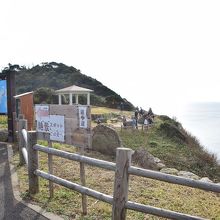 駐車場から見えます