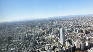 冬晴れ、富士山が見えた