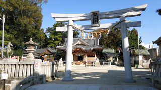 大きな神社・・・例祭は三谷祭りです！！