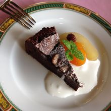 パスタランチのケーキ