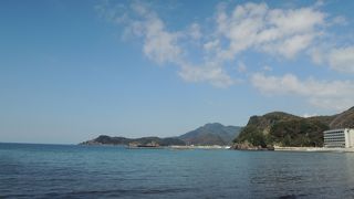 釣り、海水浴に適した海岸