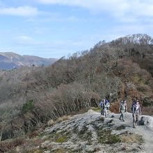 大展望の縦走路