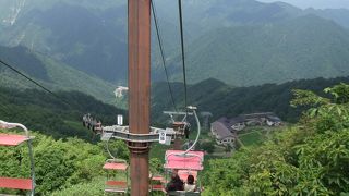 リフトに乗って